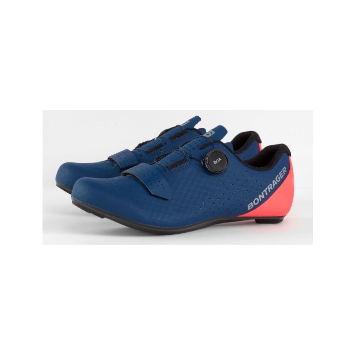 Shoes Bontrager Circuit Road Nautical Navy/Radioactive Coral Bontrager