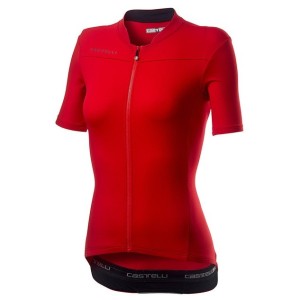 Knife Castelli Donna Anima 3 Jersey - Red Castelli