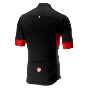 Knife Castelli Prologue VI Jersey - Black/Red Castelli