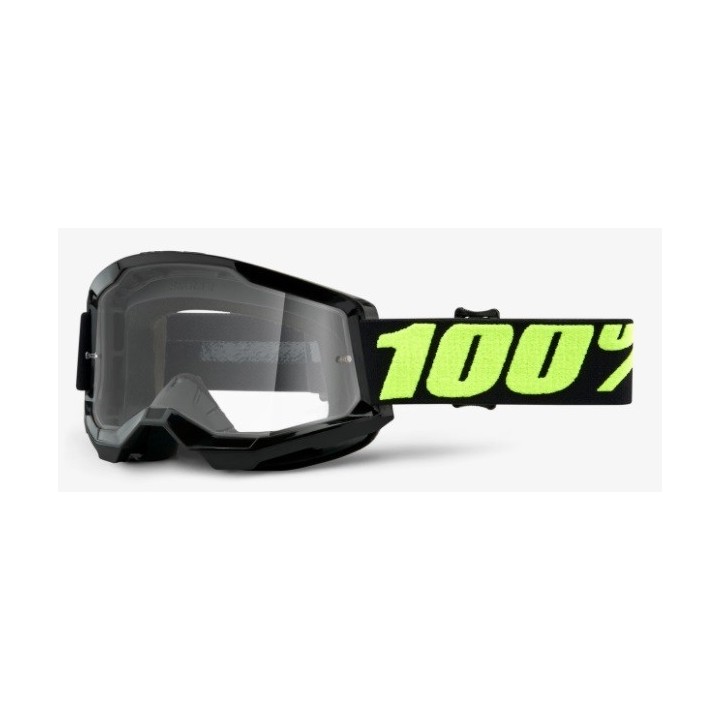 Mask 100% STRATEEL 2 Black/Yellow 100%