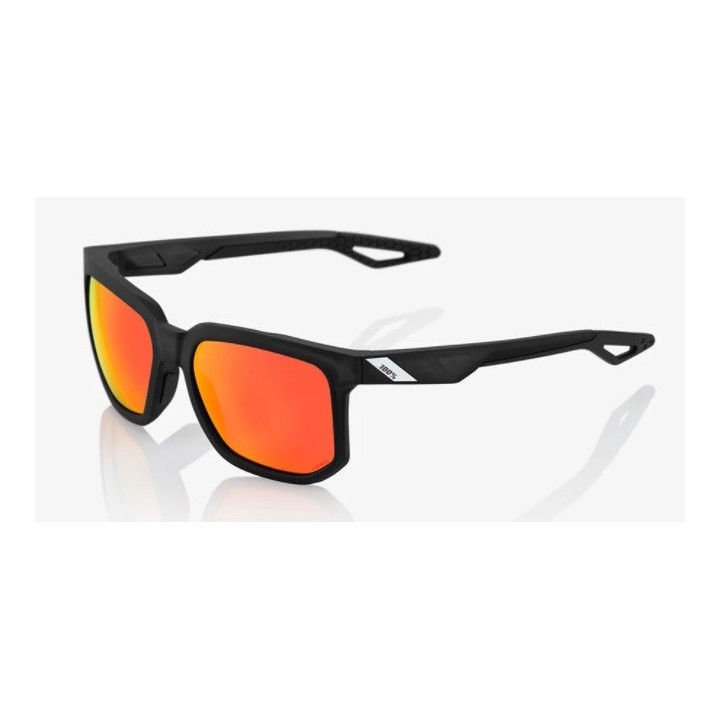 Glasses 100% CENTRIC Matte Black - Smoke Lens 100%