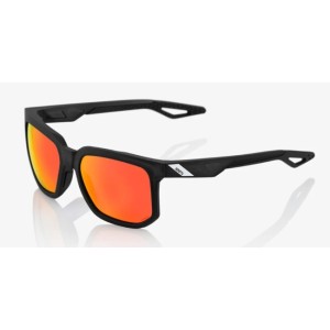 Glasses 100% CENTRIC Matte Black - Smoke Lens 100%