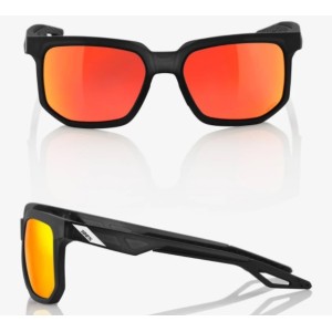 Glasses 100% CENTRIC Matte Black - Smoke Lens 100%