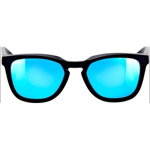 Glasses 100% HUDSON Matte Black - HiPER Blue Mirror Lens 100%