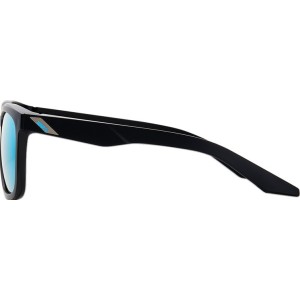 Glasses 100% HUDSON Matte Black - HiPER Blue Mirror Lens 100%