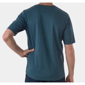 T-shirt Tecnica Trek for Mountain Bike Bontrager Evoke - Battleship Blue Trek Bikes