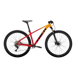 Bike Trek Marlin 7 - Marigold to Radioactive Red Fade 2022 Trek Bikes