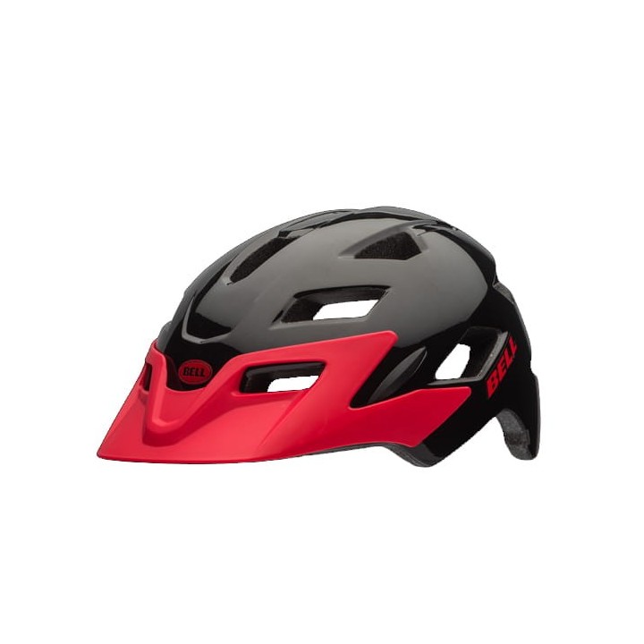 Casco Bell Sidetrack Bimbo - Black/Red - Tg. UNI Bell