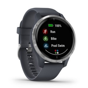 Smartwatch GPS watch Garmin Venu - Granite Blue Silver Garmin