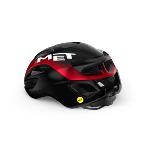 Casco Met Rivale Mips® - Black/Red Metallized Met