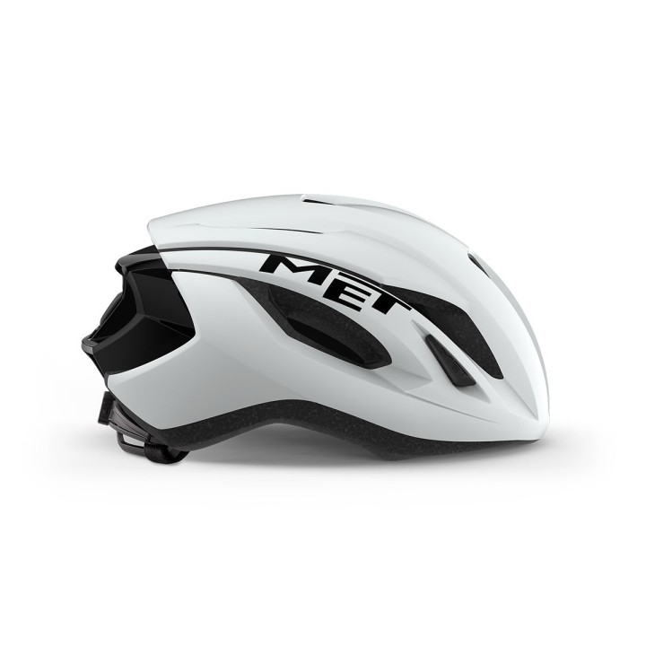 Casco Met Strale - White/Black Opaco Met