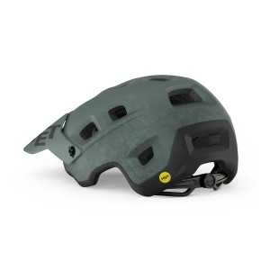 Casco Met Terranova - Green Salvia/Nero Opaco Met