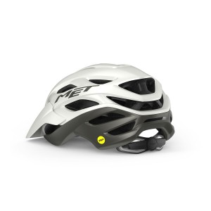 Casco Met Veleno MIPS® - White/Grigio Opaco Met