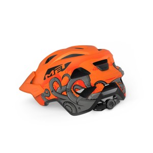 Casco Met Eldar Bimbo/a - Orange Polypo Met