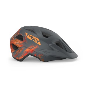 Casco Met Eldar Bimbo - Grey/Arancione Met