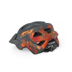 Casco Met Eldar Bimbo - Grey/Arancione Met