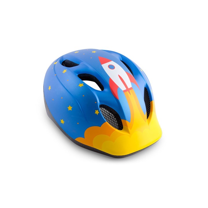 Casco Met Super Buddy Bimbo - Blue Rocket Met