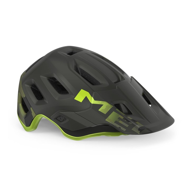 Met Casco Mtb Echo Verde Lime Opaco Uomo - Acquista online su