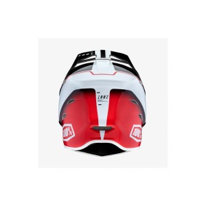 Casco 100% Patrima Status - White/Black/Red 100%