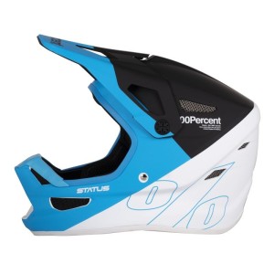 Casco 100% Status Garda - Black/White/Blue 100%