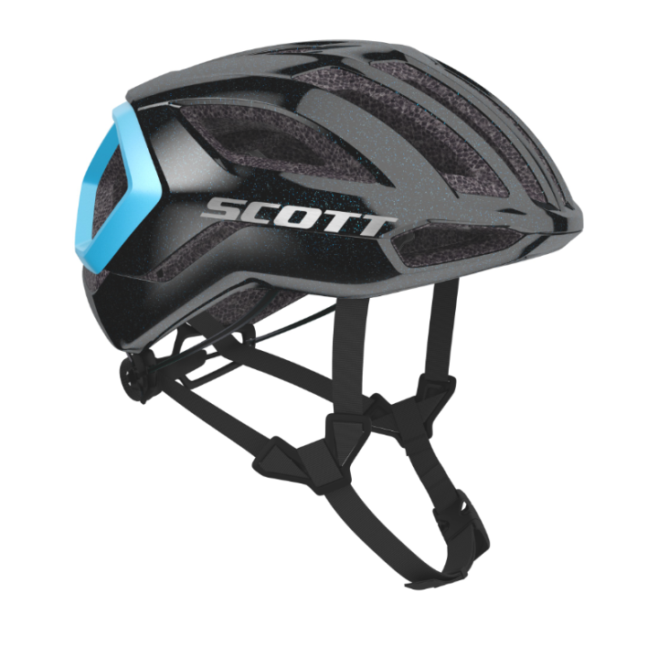 Casco Scott Centric Plus - Black/Light Blue Scott