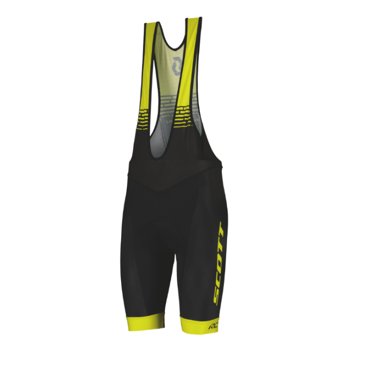 Salopette Pantaloncino Scott Rc Team ++ - Black/Sulphur Yellow Scott