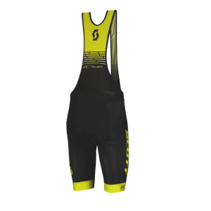 Salopette Pantaloncino Scott Rc Team ++ - Black/Sulphur Yellow Scott