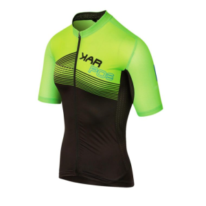 T-shirt Karpos Green Fire Jersey - Green Fluo/Black Karpos