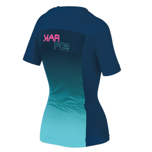 Knife Karpos Women's Verve Evo Jersey - Blue/Sky Karpos