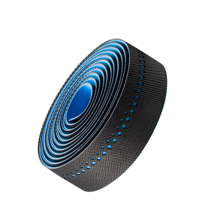 Handlebar tape Bontrager Grippytack - Black/Blue Bontrager