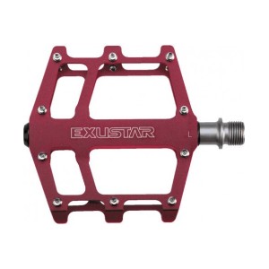 Pedals Exustar E-PB525 - Red Exustar