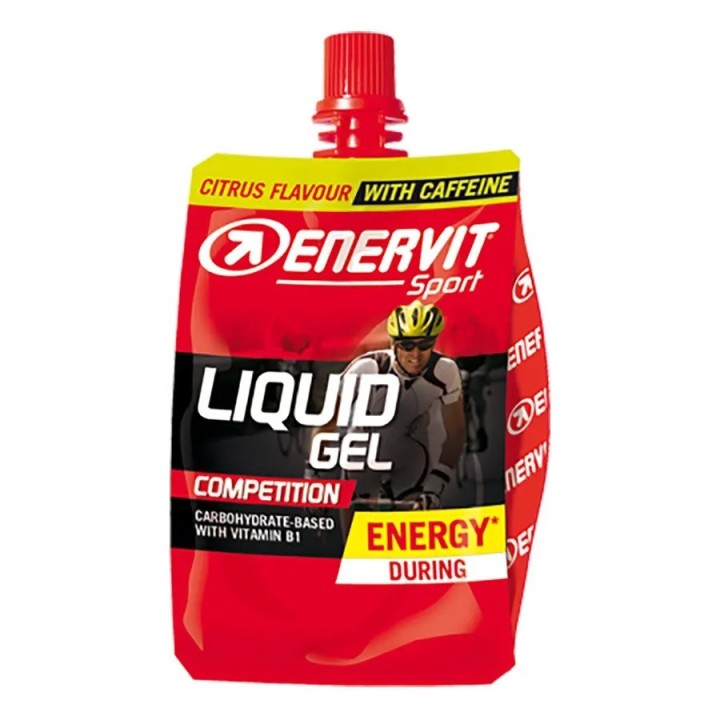 Enervit Liquid Gel with Caffeine Citrus Taste 60 ml. Enervit