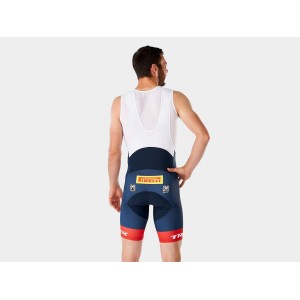 Santini Short Salopette Trek-Segafredo Team Replica - Dark Blue Santini