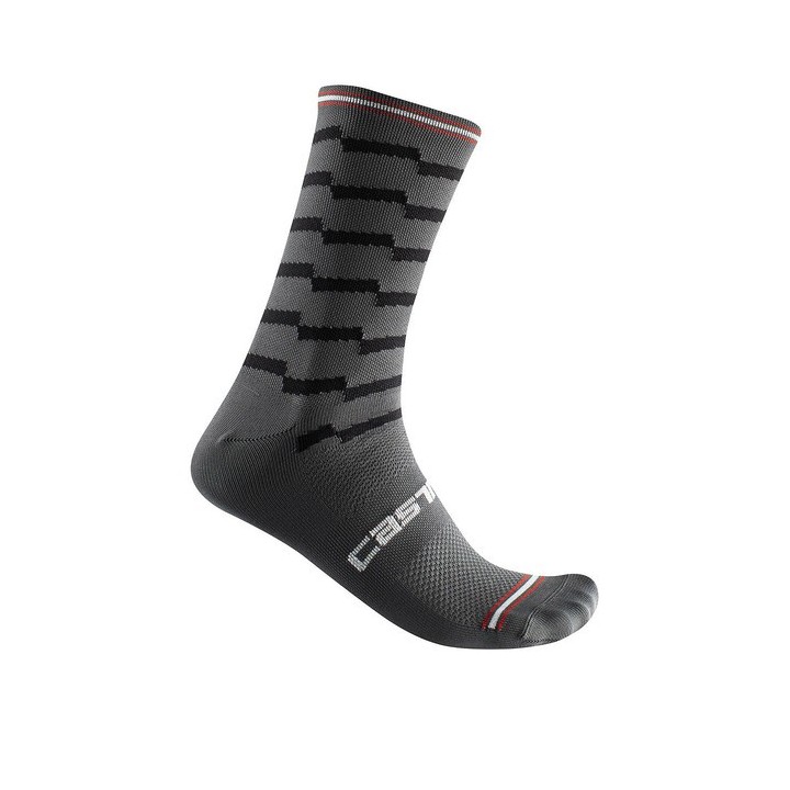 Socks Castelli Unlimited 18 - Dark Gray/Black Castelli