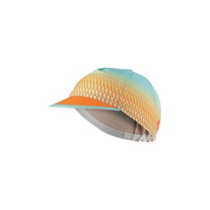 Cappellino Castelli Woman Climber's Cap - Sky Light/Light Water/Pop Oran Castelli