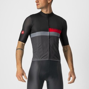 Knife Castelli Jersey Block - Light Black-Red/Dark Gray Castelli