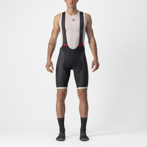 Salopette Pantaloncino Castelli Bibshort Kit Competition - Black/Silver Gray Castelli