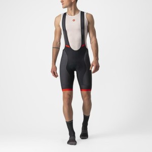 Salopette Pantaloncino Castelli Bibshort Kit Competition - Black/Red Castelli