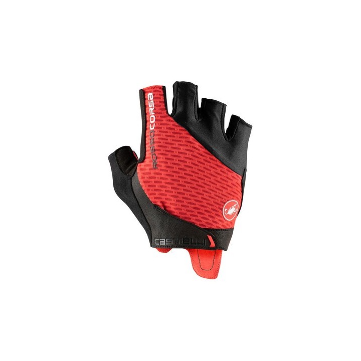 Gloves Castelli Red Race Pro V - Red/Black Castelli