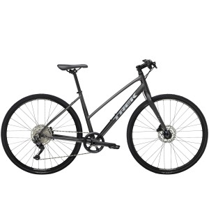 Bike Trek FX 3 Disc Stagger - Matte Dnister Black 2023 Trek Bikes