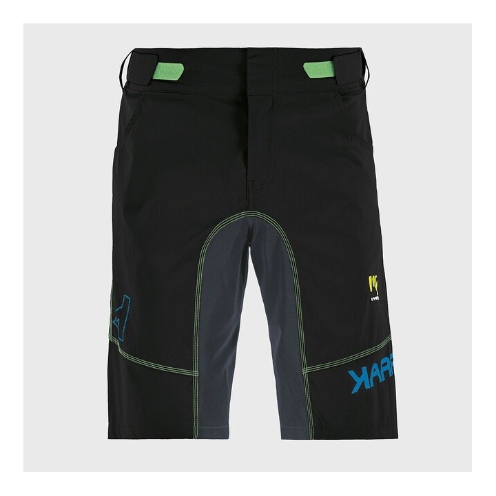 Shorts Karpos Ballistic Evo - Black/Green Fluo Karpos