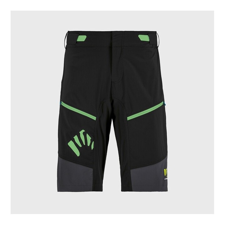 Shorts Karpos Rapid Baggy - Black/Green Fluo Karpos