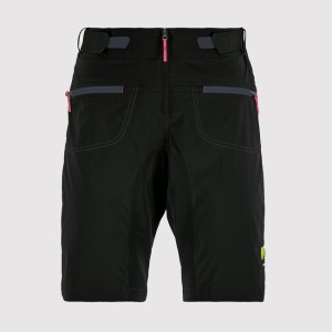 Shorts Karpos Women's Ballistic Evo - Black/Fucsia Karpos