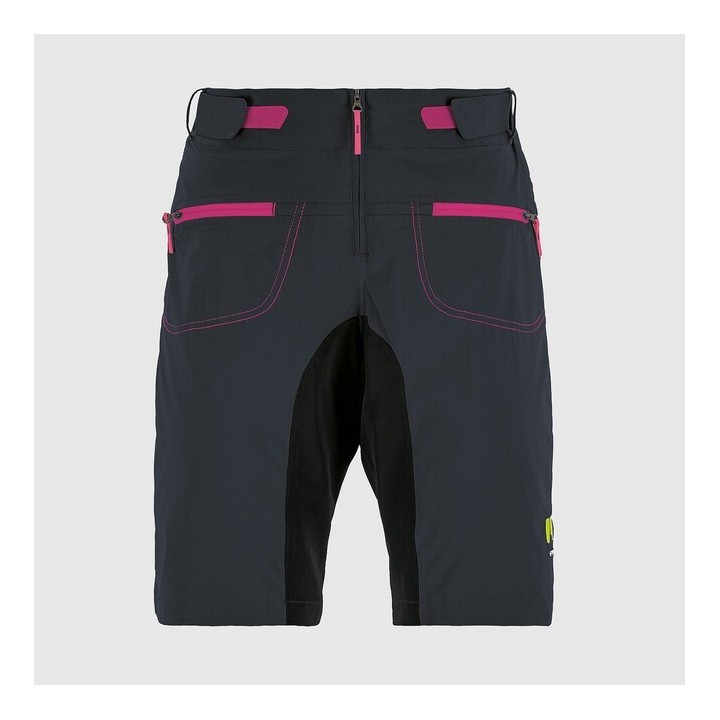 Shorts Karpos Women's Ballistic Evo - Grey/Fucsia Karpos