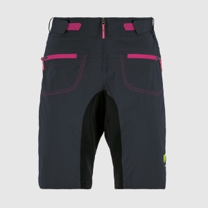 Shorts Karpos Women's Ballistic Evo - Grey/Fucsia Karpos