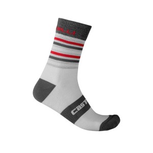 Socks Castelli Gregge 15 - Silver Gray/Dark Gray Castelli