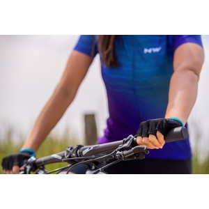 Gloves Northwave Women's Fast Black/Blue Northwave