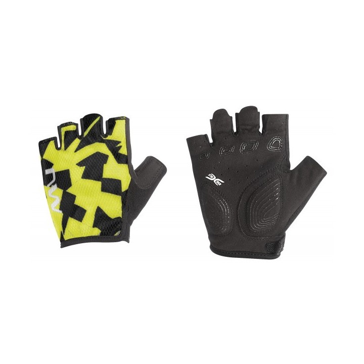 Gloves Northwave Active Junior Yellow Fluo/Black Northwave