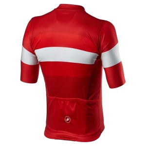 Knife Castelli LaMitica Jersey - Red/White Castelli