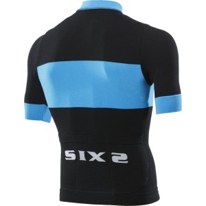 Sixs Short Sleeves Corte Luxury - Black/Sky Blue Sixs